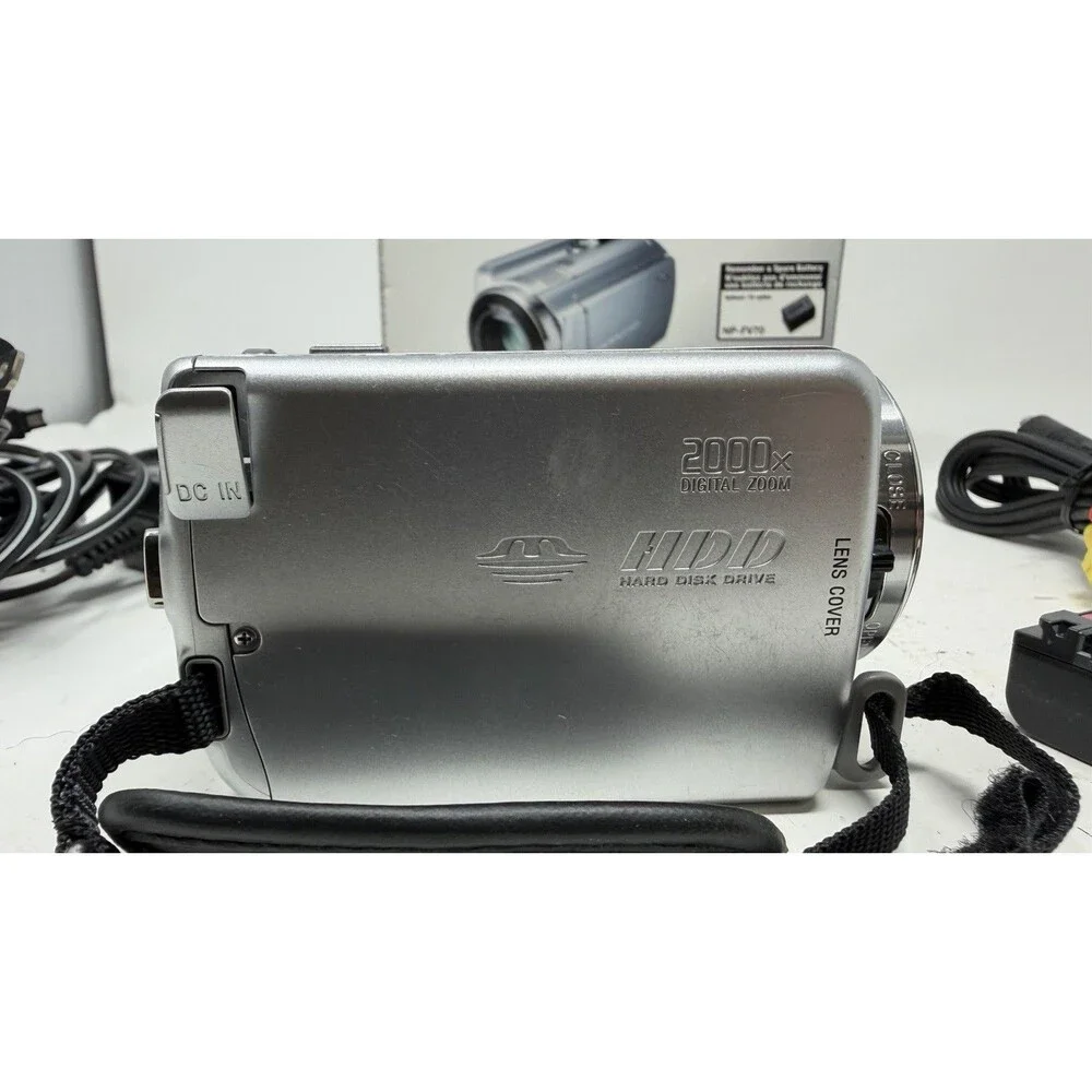 Sony Handycam DCR-SR68 80GB HDD Camcorder Bundle Tested Working